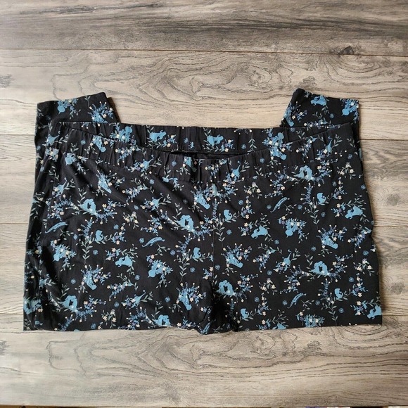 Disney Pants - Women's Disney Printed Black Blue Snow White Polyester Spandex Leggings 6X